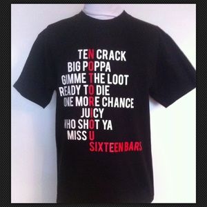 VINTAGE T-Shirt Sixteen Bars The Notorious B.I.G.